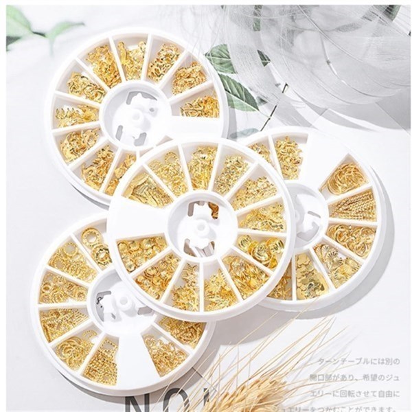 Metal Nail Art Tırnak süsü (F693-03) - detay görseli 2