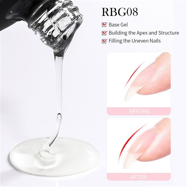 Born Pretty Rubber Base Kat RBG03 (15ml) 55341-3 - detay görseli 3