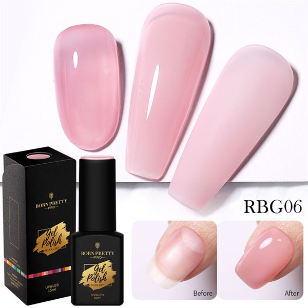 Born Pretty Rubber Base Kat RBG06 (15ml) 55341-6 - detay görseli 4
