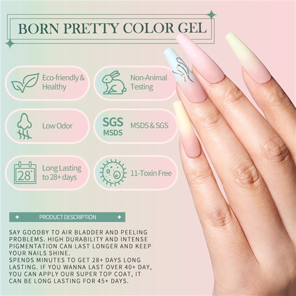 BORN PRETTY 10 ml SILKY WHITE Serisi Kalıcı oje CG017 (55845) - detay görseli 3
