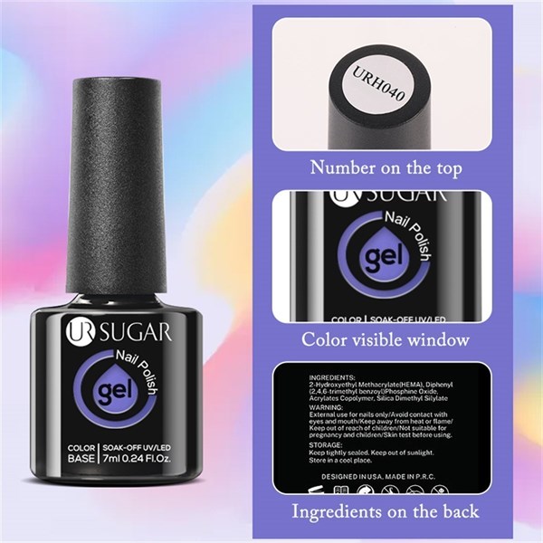 Ursugar kalıcı oje 7 ml URH009 (54169) - detay görseli 2