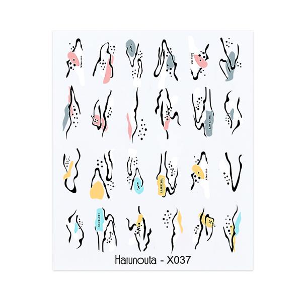Su transferli nail art sticker X037 (49831-37)