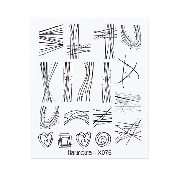 Su transferli nail art sticker X076 (50127-34)