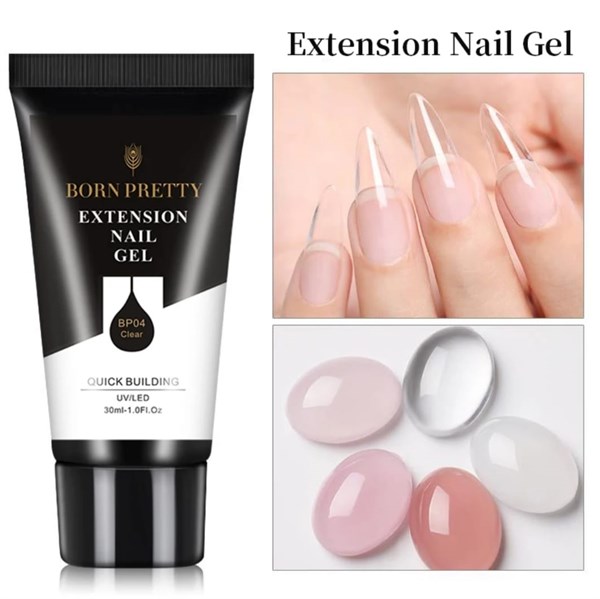 Born Pretty Tırnak Uzatma Poly Jel Soft Pembe (50050-1) - detay görseli 3