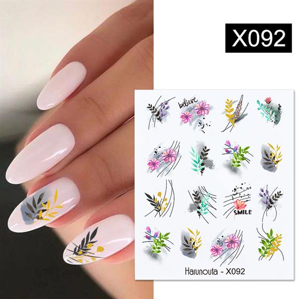 Su transferli nail art sticker X092 (52340-12)