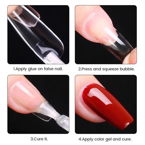 Yeni Nesil Jel destekli Long Coffin tips 550 adet (55564-03)