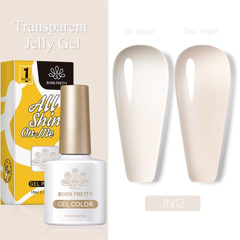 BORN PRETTY 10ml Jelly Nude Seri Kalıcı Oje JN12 (56347)