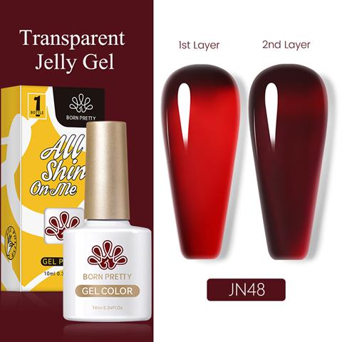 BORN PRETTY 10ml Jelly Nude Seri Kalıcı Oje JN48 (56347)