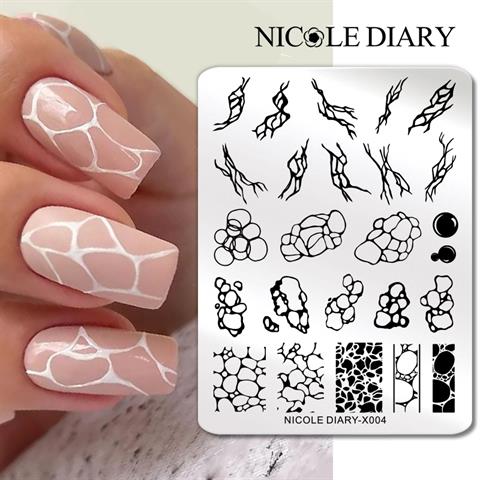 Nicole Diary metal stampa tabakası X004 (56251)
