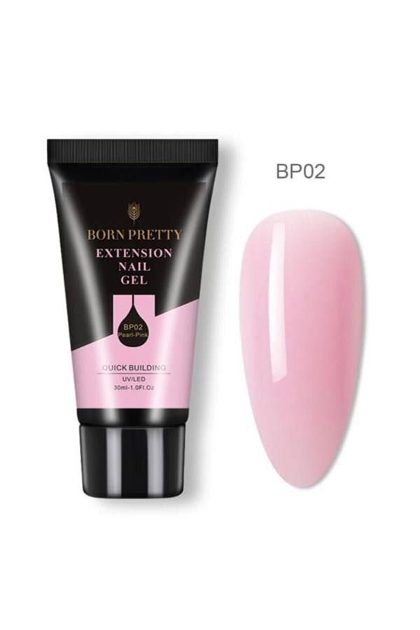 Born Pretty Poly Jel ve Jel likit seti - Pearl pink - detay görseli 2