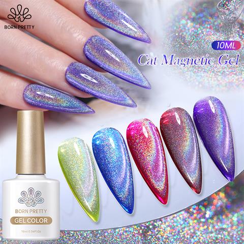 BORN PRETTY 10ml Omnipotent Laser Holo Cat Magnetic Gel 56383 MY110