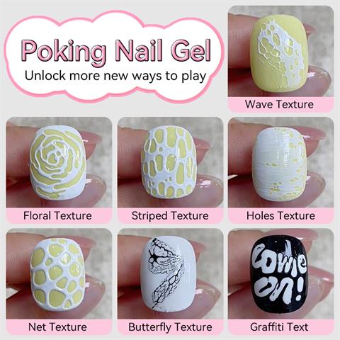 Born Pretty 5 ml Poke Jel (Beyaz) 62279