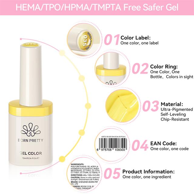BORN PRETTY PRO TERRA 10ml Hema Tpo Free Kalıcı Oje 06 (62072)