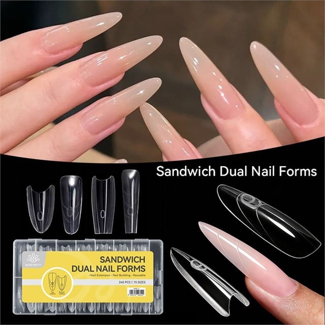 Sandwich Dual Nail Form OVAL (63287-2)