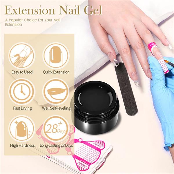 BORN PRETTY 30ml Extension Nail Gel SG02 MILKY WHITE (62276)